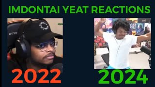 ImDontai Yeat Reactions TIMELINE 20222024 [upl. by Ellertnom]