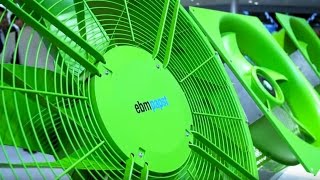 Weltpremiere auf der Chillventa  der neue Ventilator AxiBlade  ebmpapst [upl. by Elmer]