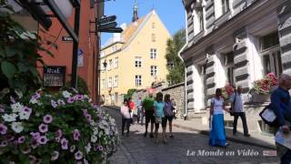 Tallinn  Estonie  Un tour dans la vielle ville  Ultra 4K [upl. by Ashok]