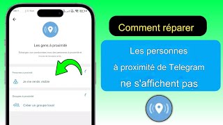 Pourquoi les personnes à proximité de Telegram ne saffichentelles pas [upl. by Elrem]