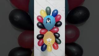 ASMR Sonic The Hedgehog Water Colors Balloons and mini rainbow balloons popping reverse balloon [upl. by Rbma]