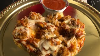 Chicken Parmesan Pretzel Pizza Like Comment Subscribe hit that Bell [upl. by Noman]