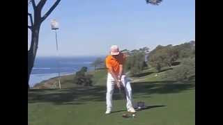 Rickie Fowler  Golf Swing Face On  Swing Vision [upl. by Aicenad]