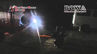 BOWA Tilling Machine with Trailer at Night [upl. by Aramit]