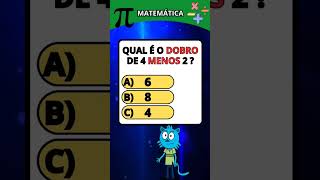 Matemática quiz matematica perguntas raciociniologico quizinteligente perguntaserespostas [upl. by Drape214]