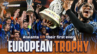 ATALANTA LIFT THEIR FIRSTEVER EUROPEAN TROPHY 🏆  CBS Sports Golazo [upl. by Iliram]