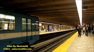 Montreal Metro Station Longueuil  Université De Sherbrooke HD [upl. by Aicilef171]