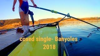 COXED SINGLE Leander training camp [upl. by Kris]