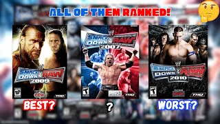 Ranking Every WWE SmackDown vs Raw Video Game [upl. by Frager]