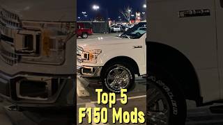 Top 5 F150 Mods [upl. by Esoryram326]