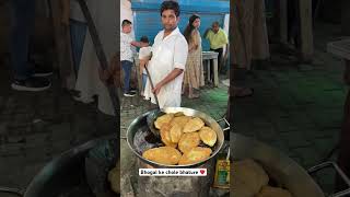 Bhogal ke chole bhature ❤️  viral shortsvideo shorts [upl. by Serrell481]