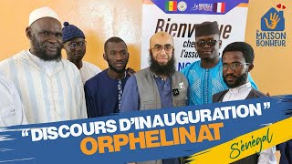 Discours pour l’inauguration de lorphelinat au Sénégal 🇸🇳🏩🎊 [upl. by Carper]