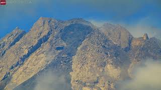 Sep 19 2024 Close View of the Growing Lava Dome on Merapi Volcano Indonesia [upl. by Zonda368]