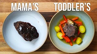 Easy Toddler Recipes  Braised Beef Cheek for Adult amp Toddler [upl. by Gilbertson]