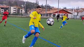 Match amical U14 R1 lEtrat la tour sportif vs AS Montchat Lyon 2eme mitemps 270124 [upl. by Adnical]