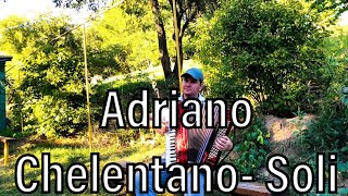 Adriano Celentano Soli music adrianocelentano accordion cover [upl. by Anuahc453]