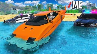 Trolling Cops with 25 Submarine Cars in GTA 5 RP [upl. by Ailekahs558]