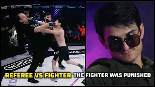 REFEREE vs FIGHTER  This Fighter hit a rat and got KARMA [upl. by Pillsbury379]