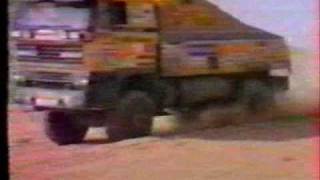 The bull DAF Trucks Paris Dakar 1985 [upl. by Adarbil282]