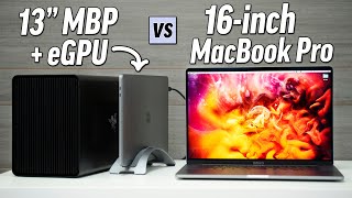 2020 13quot MacBook Pro  eGPU vs 16quot MBP  Best Value Mac [upl. by Ahsiekin760]