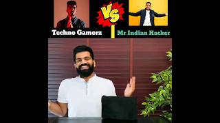 Techno Gamerz VS Mr Indian Hacker 😱  Amazing facts  BrainXMania MrBeast shorts trending [upl. by Hal557]