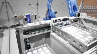 SUMO Megaplex Palettiersystem mit Motoman Roboter MH24 [upl. by Enicnarf629]