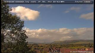 15 September 2024  Lochgelly WeatherCam Timelapse [upl. by Kcolttam448]