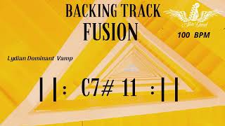 Backing Track Fusion Lydian Dominant in C Vamp [upl. by Harrow]