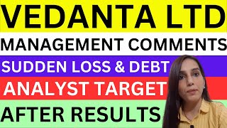 Vedanta share analyst target post results Vedanta share 2 latest news today  stocks  vedanta debt [upl. by Gui]