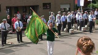 Brauchtum amp Tradition NRW  528 Schützenfest Bedburg Königshoven 2024 Der Fahnenschwenker [upl. by Erle]