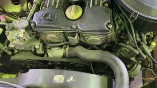 1977 Mercedes benz W116 280SE Engine room sound [upl. by Eelrahc]