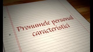 Pronumele personal ExamenulTauro [upl. by Alehc]