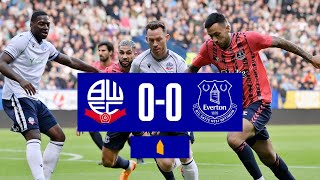 BOLTON 00 EVERTON  Preseason highlights [upl. by Uhsoj601]