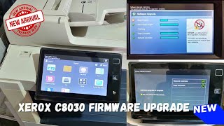 How to upgrade firmware in xerox 7845783075307545c8030c8045c8070 from USB flash drive [upl. by Drogin]