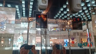 Mitsubishi Traction Scenic Elevators at Plaza Senayan Jakarta Atrium [upl. by Gove266]