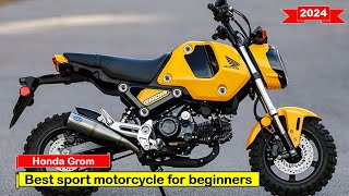 2024 Best sport motorcycle for beginners Honda Grom [upl. by Veno]