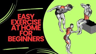 easy exercise at home for beginners l exercise workout at home [upl. by Ahkihs452]