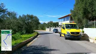 Driving in Greece from Analipsi Messinia to Aristomenis [upl. by Margreta747]