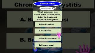 How many answers you can guess from this 5 SURGERY questions SURGERY MCQS medicalquiz education [upl. by Clynes249]