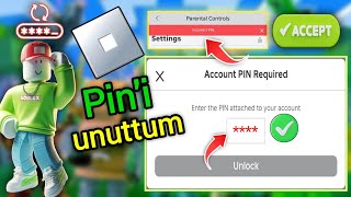 Roblox Hesap PINini Nasıl Sıfırlarsınız Unuttuysanız  Roblox PC ve Mobil Tam Kılavuz [upl. by Assillem]