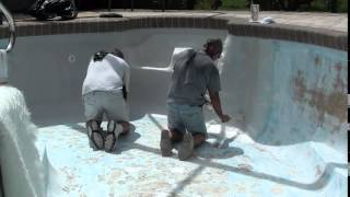 Fiberglass Swimming Pool Repair and Refinishing  Accent Fiberglass Services [upl. by Mcbride]