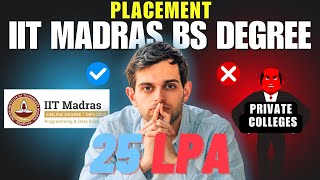 IIT Madras BS Data Science Placement 2024  Official Data Out  Highest 25 LPA 😲 [upl. by Balbinder160]