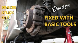 How To Fix a Seized Brake Caliper  Sticking Brake Caliper Repair [upl. by Sharma]