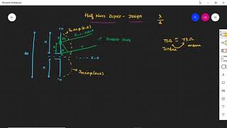 HALF WAVE DIPOLE PART 1 [upl. by Macfadyn573]