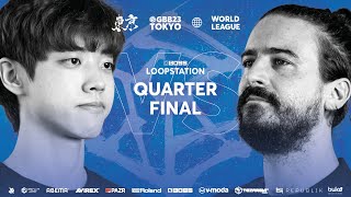 DICE 🇰🇷 vs ROBIN 🇫🇷  GBB 2023 WORLD LEAGUE  BOSS LOOPSTATION CHAMPIONSHIP  Quarterfinal [upl. by Eimiaj]