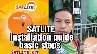 satlite installation guide basic steps [upl. by Lahcym]