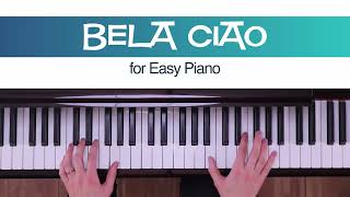 Bella Ciao Italian  Easy Piano Sheet Music [upl. by Adena]