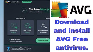 How to Download and Install AVG Free Antivirus 2023 [upl. by Krein156]