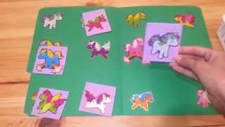 Pony Visual Discrimination File Folder Gamer Toddler Prek Kinder [upl. by Creight]