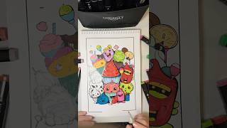 Candy crush part 4 art candy colors sweets drawing diy artandcraft [upl. by Nomannic]